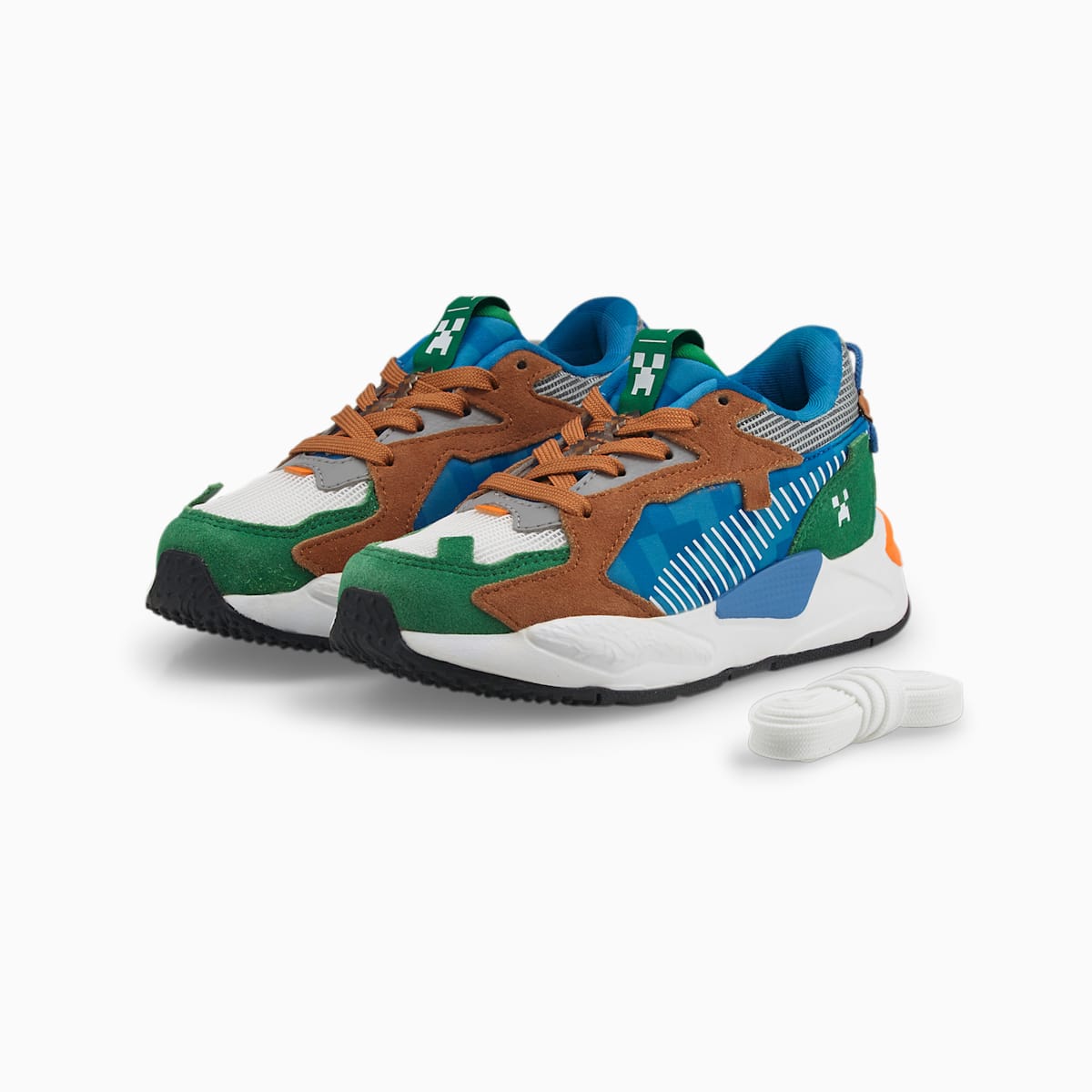 Tenisky Puma PUMA x MINECRAFT RS-Z Chlapcenske Zelene | SK907516