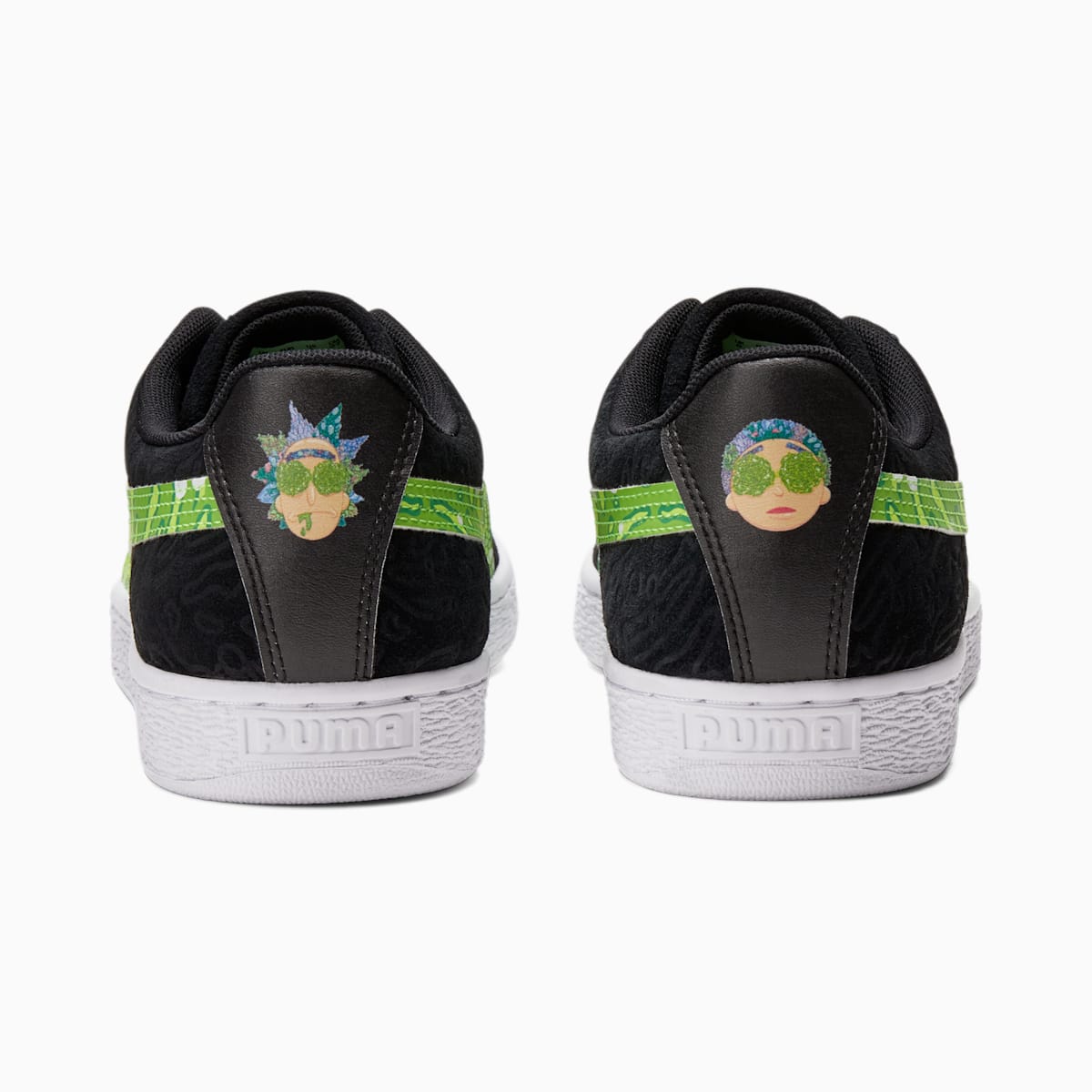 Tenisky Puma PUMA x RICK AND MORTY Suede Panske Čierne/Zelene | SK170562