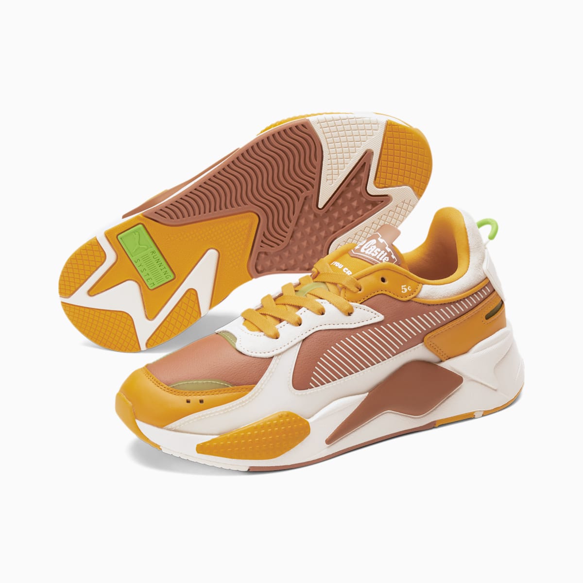 Tenisky Puma PUMA x WHITE CASTLE RS-X Panske Oranžové Kvetinové | SK279851