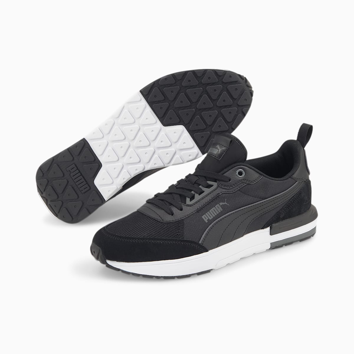 Tenisky Puma R22 Damske Čierne/Tmavo Siva/Biele | SK170945