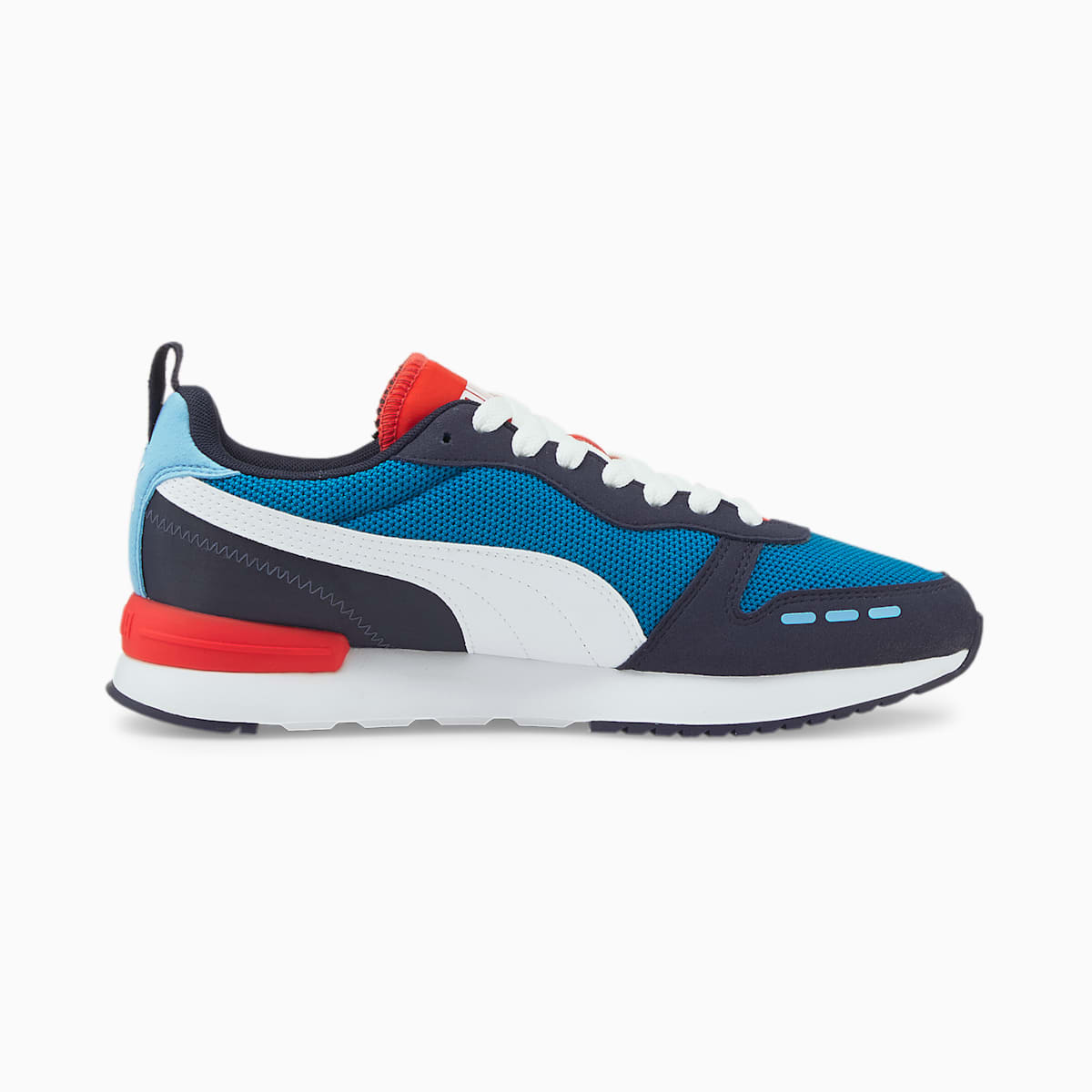 Tenisky Puma R78 Runner Damske Modre/Biele/Námornícka Modrá/Červené | SK287159