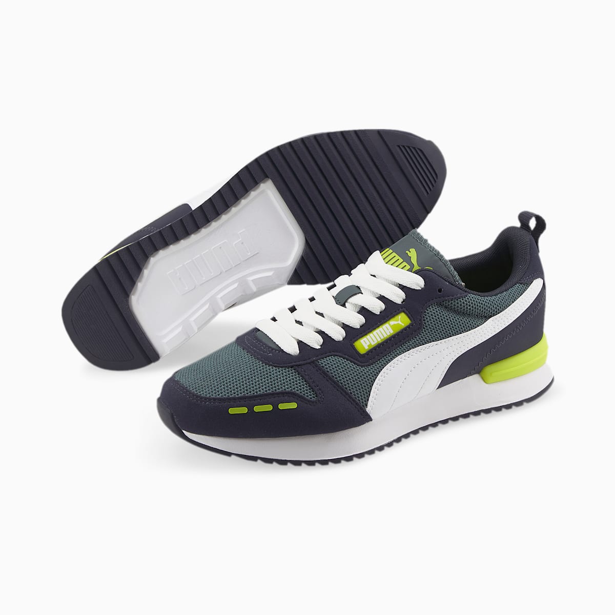 Tenisky Puma R78 Runner Damske Námornícka Modrá/Biele/Svetlo Zelene | SK469852