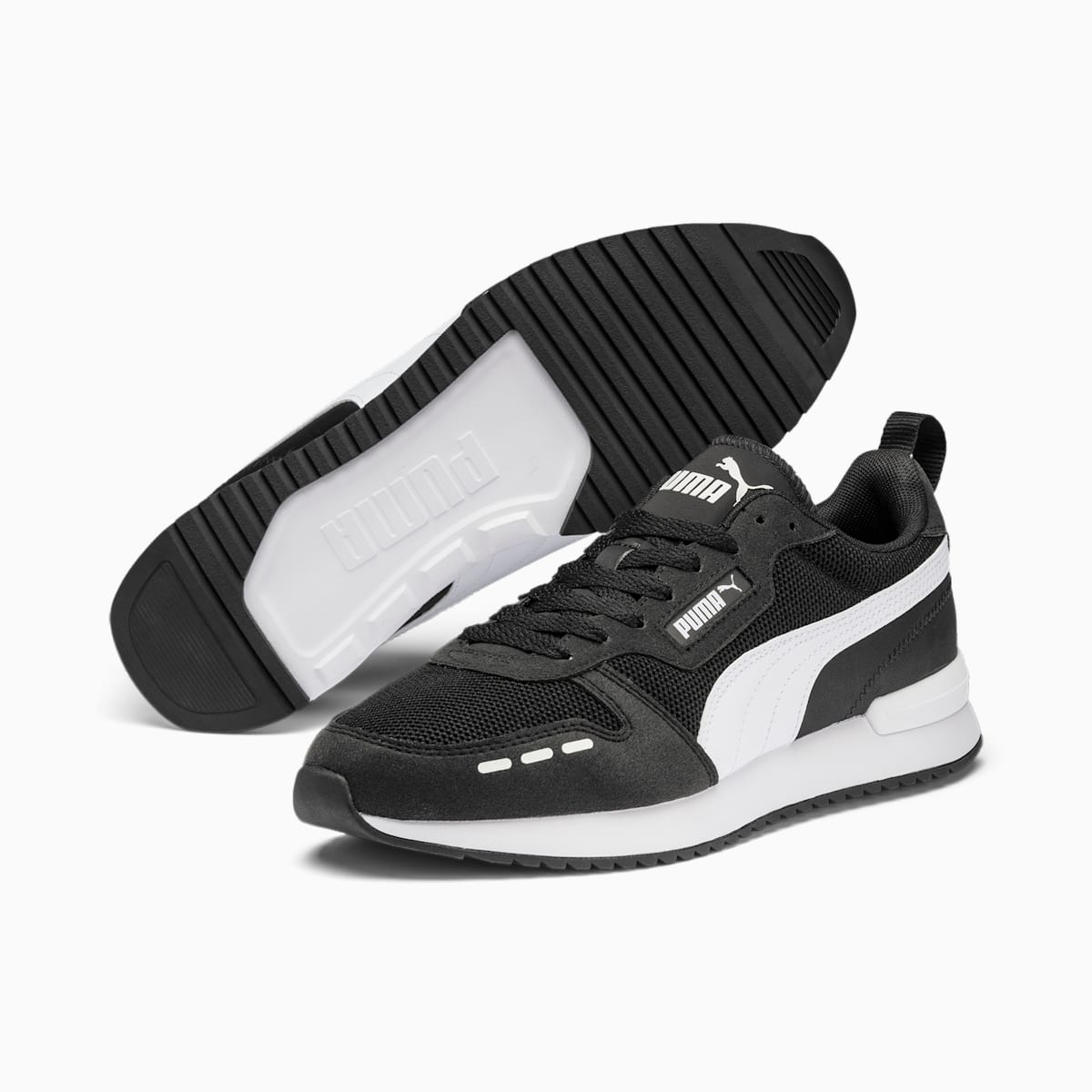 Tenisky Puma R78 Runner Panske Čierne/Biele | SK398165