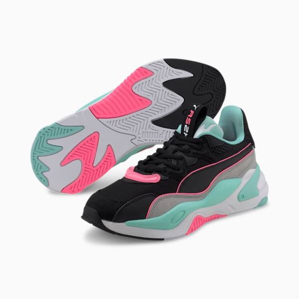 Tenisky Puma RS-2K Messaging Panske Čierne/Tyrkysové | SK739482