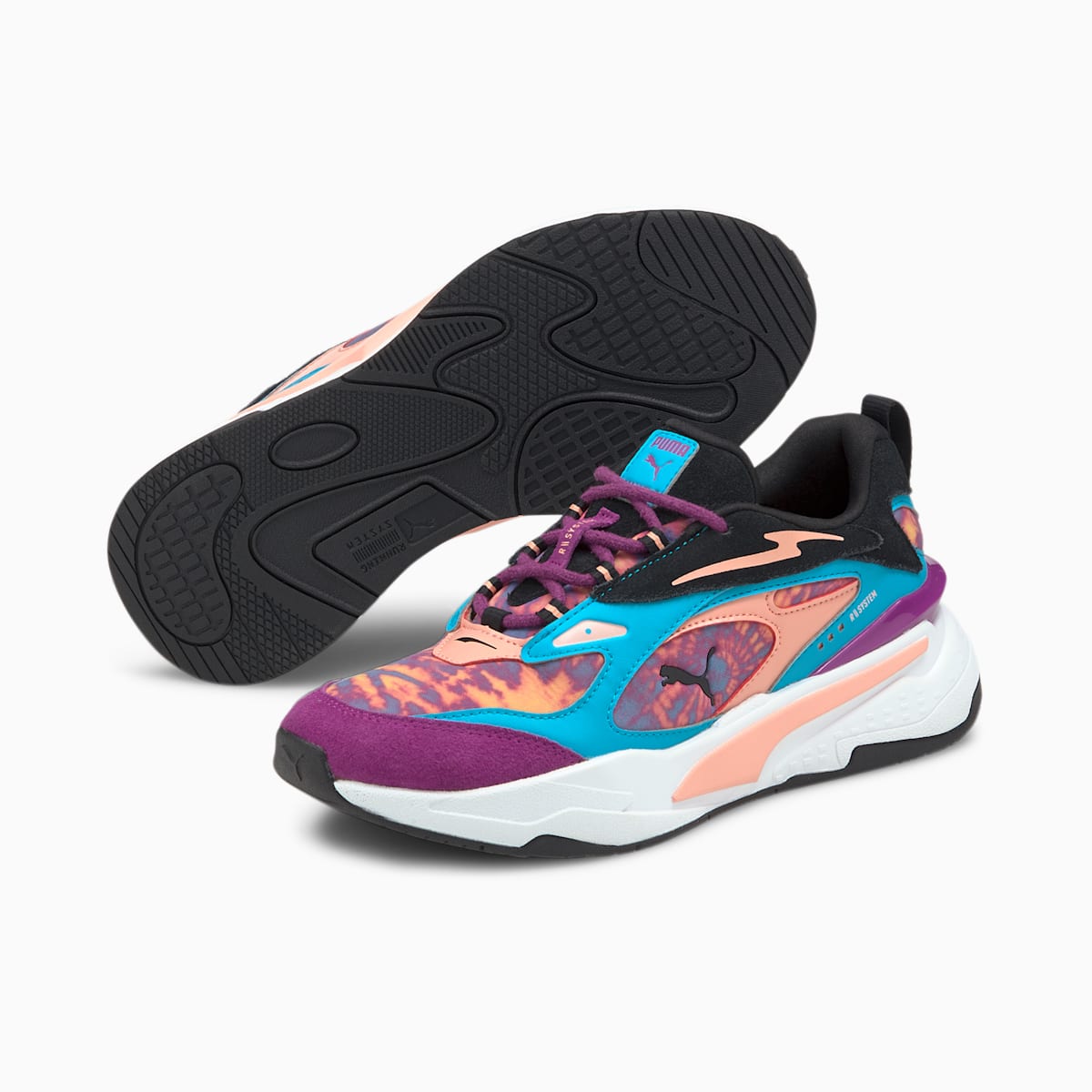 Tenisky Puma RS-Fast Tie Dye Damske Modre/Čierne | SK519062