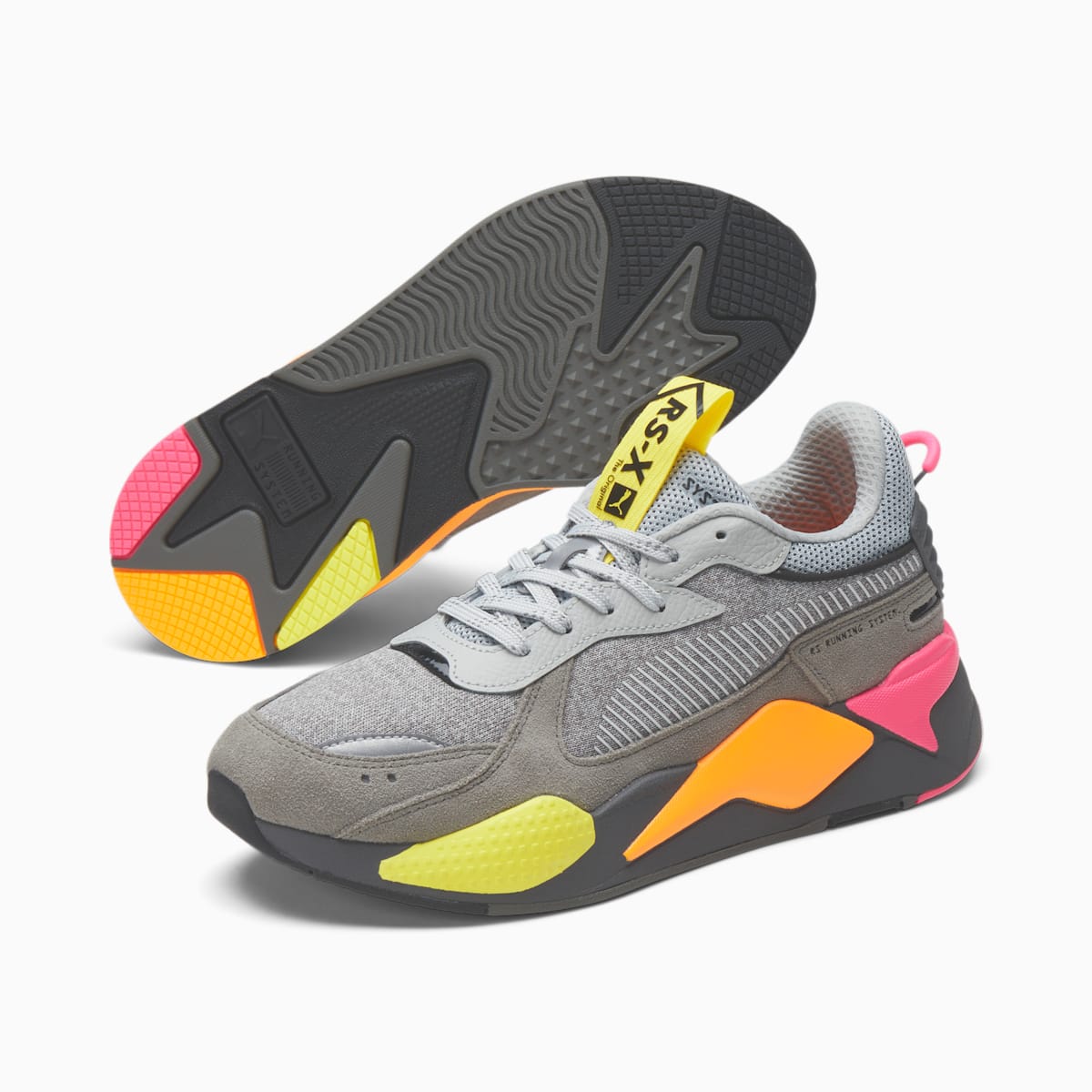 Tenisky Puma RS-X Highlighter Panske Siva/Ruzove | SK047596