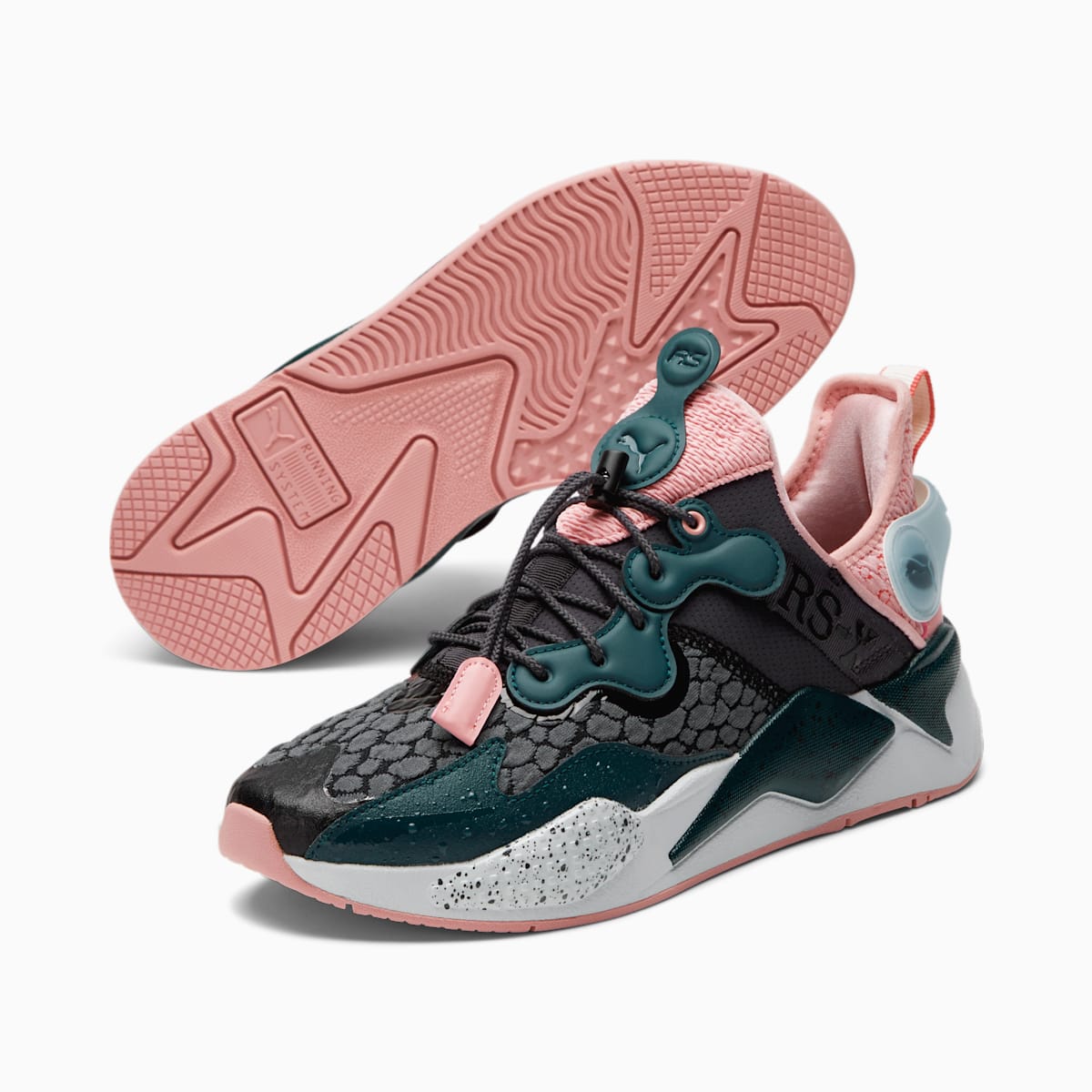 Tenisky Puma RS-X T3CH Craken Damske Čierne/Tmavo Tyrkysové | SK428907