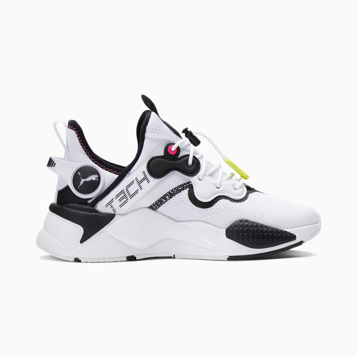 Tenisky Puma RS-X T3CH Overload JR Chlapcenske Biele/Čierne | SK018976