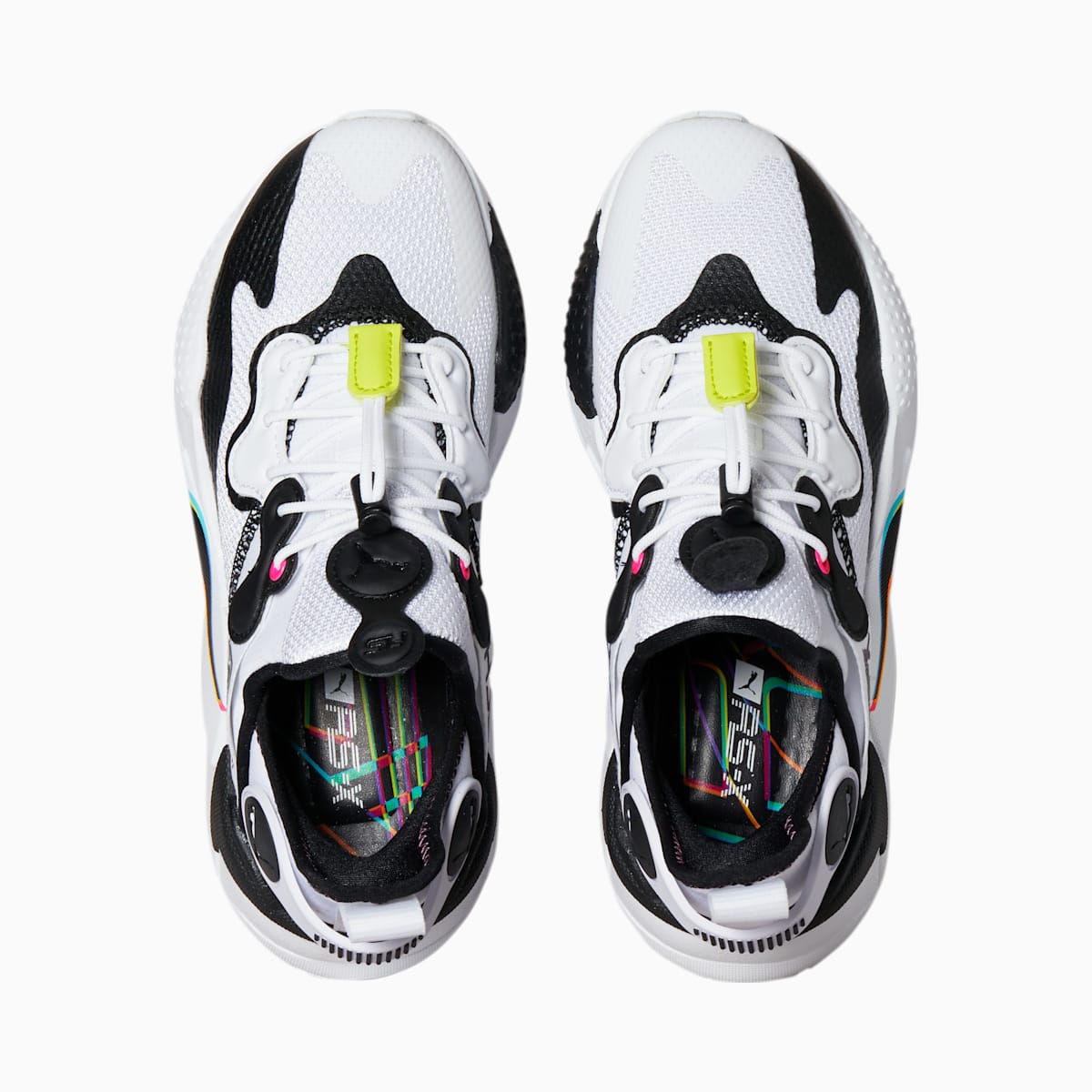 Tenisky Puma RS-X T3CH Overload JR Chlapcenske Biele/Čierne | SK018976