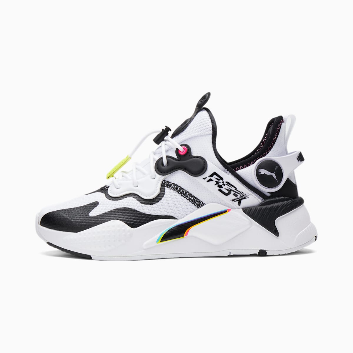 Tenisky Puma RS-X T3CH Overload JR Chlapcenske Biele/Čierne | SK018976