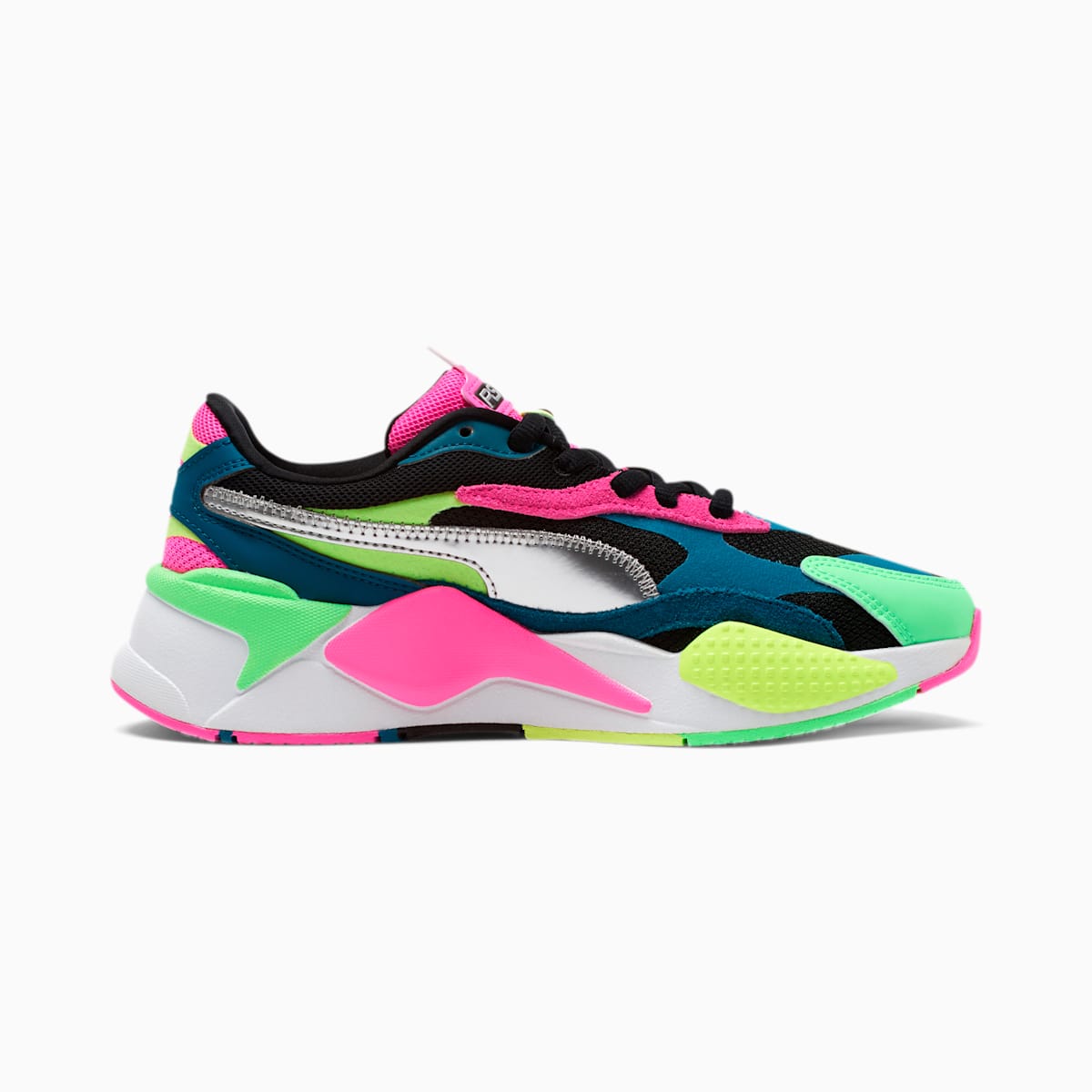 Tenisky Puma RS-X³ Puzzle Metallic Damske Čierne/Modre/Strieborne | SK548971