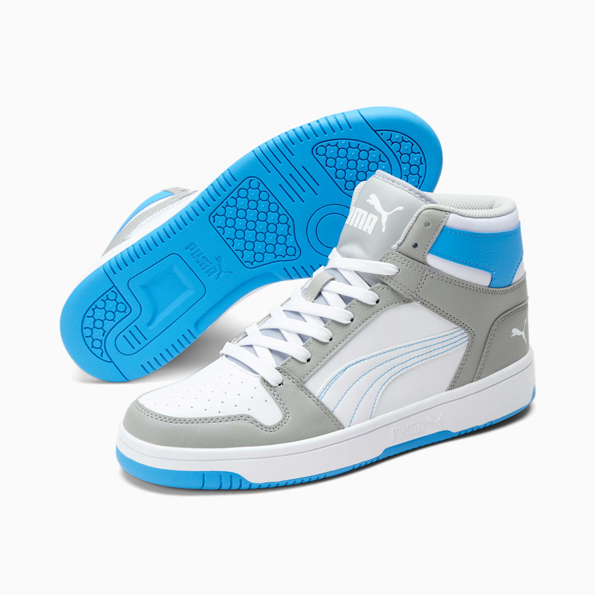 Tenisky Puma Rebound LayUp Panske Biele/Modre | SK591387