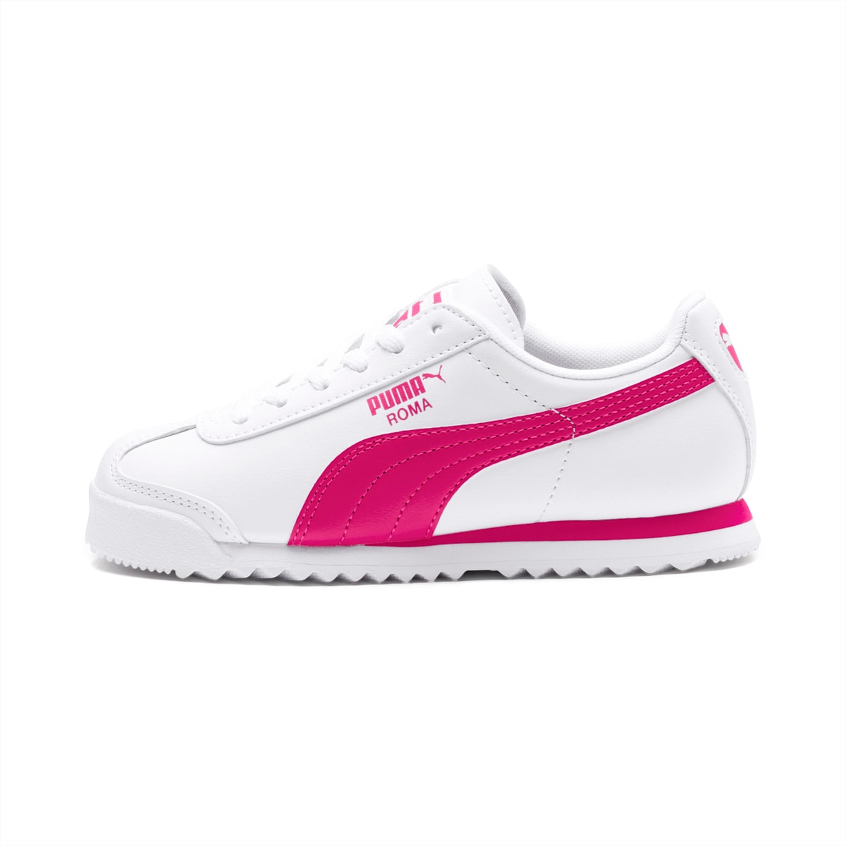 Tenisky Puma Roma Basic JR Chlapcenske Biele/Fuchsie Nachový | SK406839