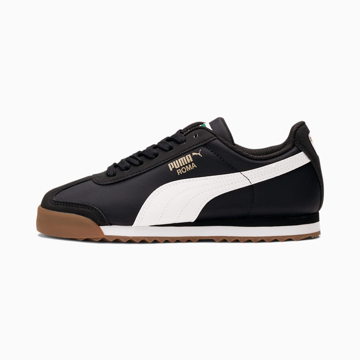 Tenisky Puma Roma Basic Summer JR Chlapcenske Čierne/Biele | SK710643