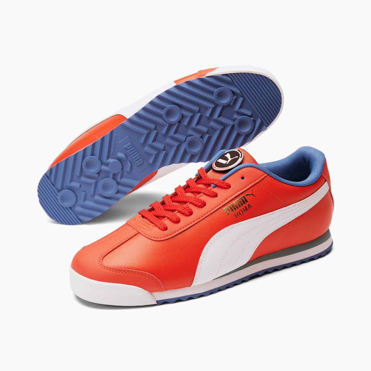 Tenisky Puma Roma Go For Panske Oranžové/Biele/Modre | SK749231