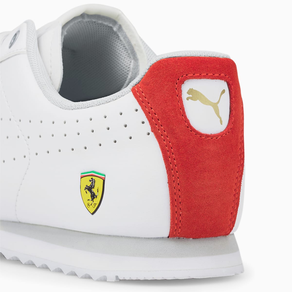 Tenisky Puma Scuderia Ferrari Roma Via Perforated Panske Biele | SK069153