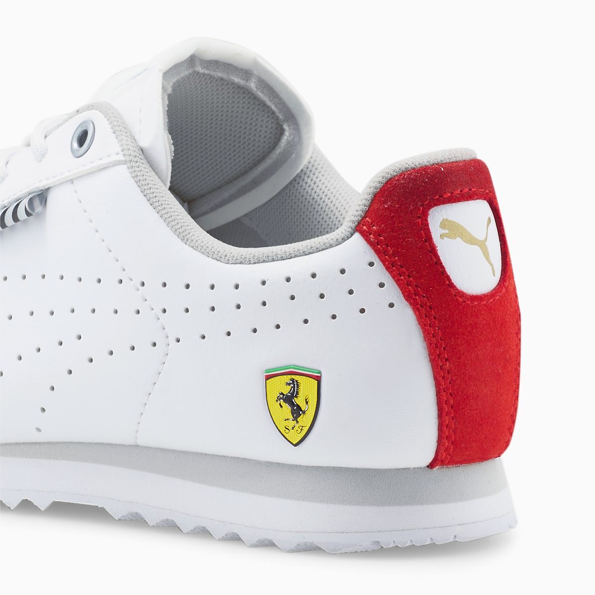 Tenisky Puma Scuderia Ferrari Roma Via Perf JR Chlapcenske Biele | SK163425