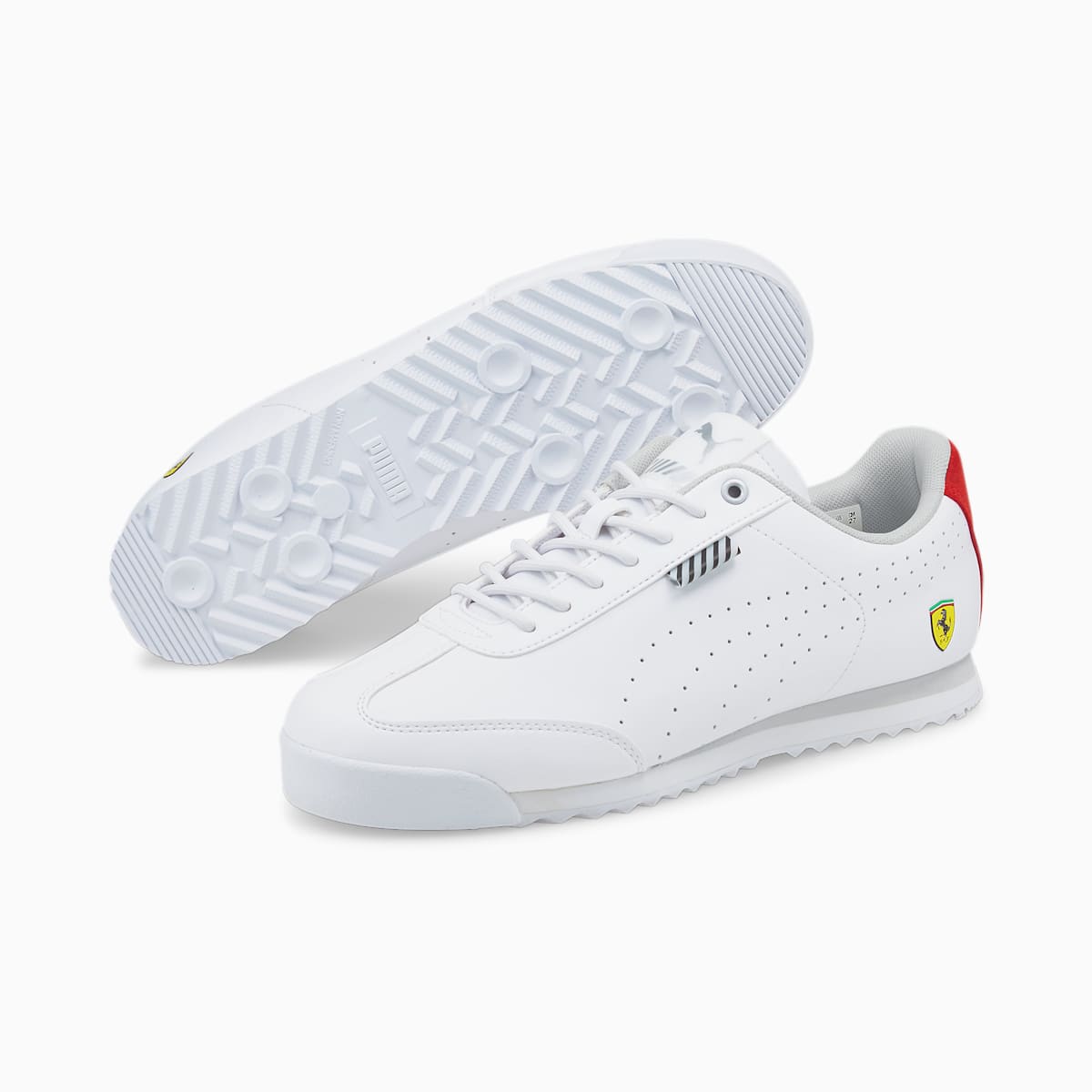 Tenisky Puma Scuderia Ferrari Roma Via Perforated Panske Biele | SK856420