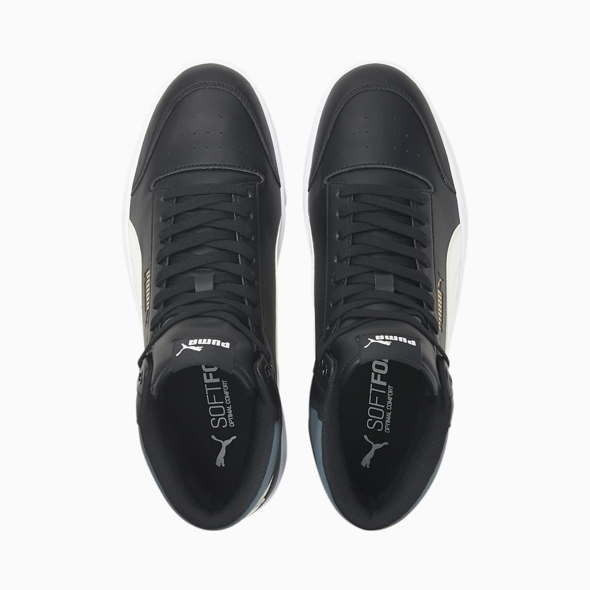 Tenisky Puma Shuffle Mid Damske Čierne/Siva/Zlate | SK947086