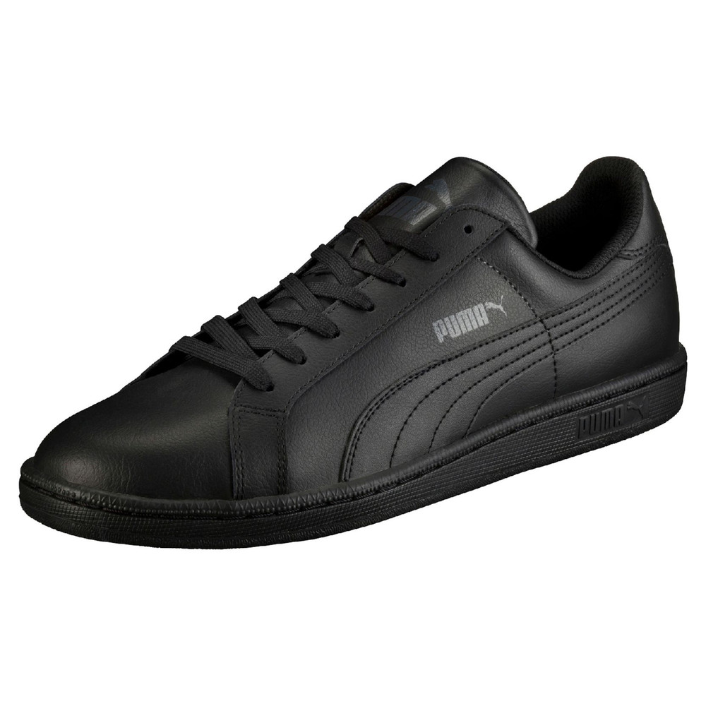 Tenisky Puma Smash Leather Damske Čierne/Tmavo Siva | SK917302