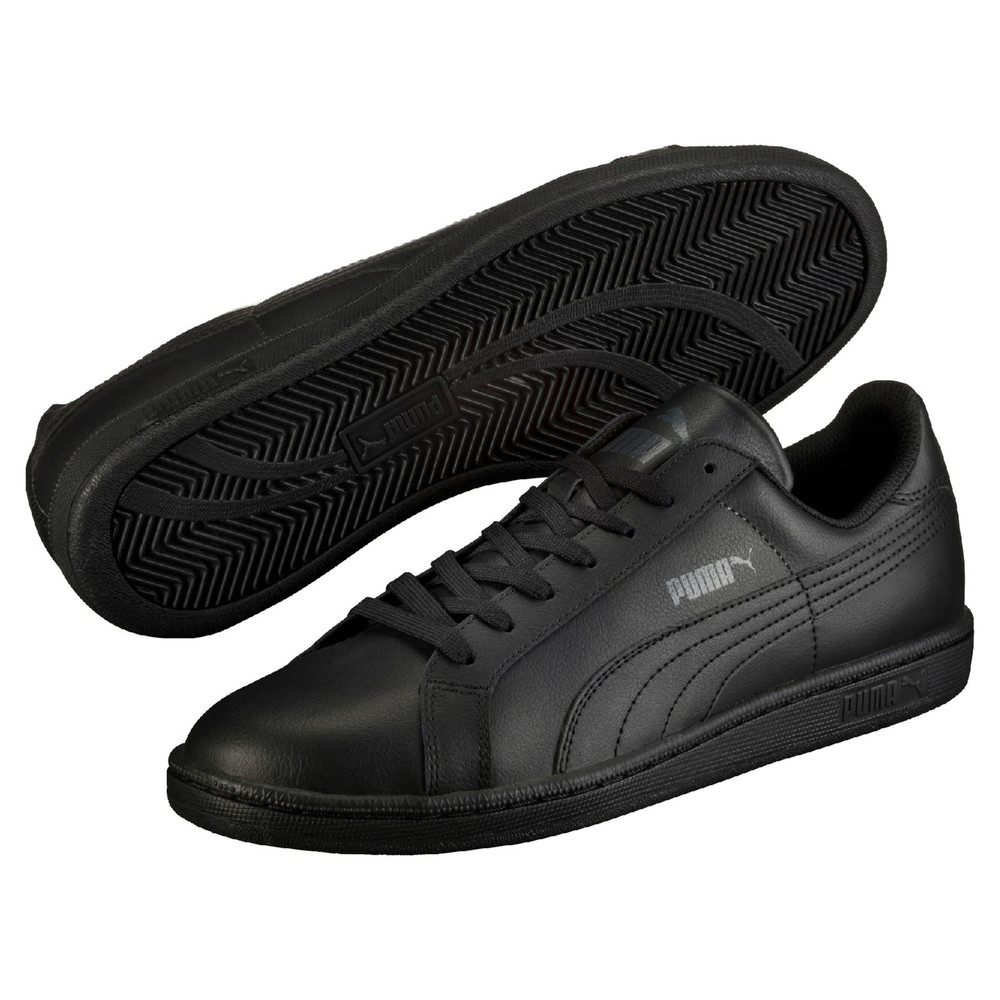 Tenisky Puma Smash Leather Panske Čierne/Tmavo Siva | SK824163