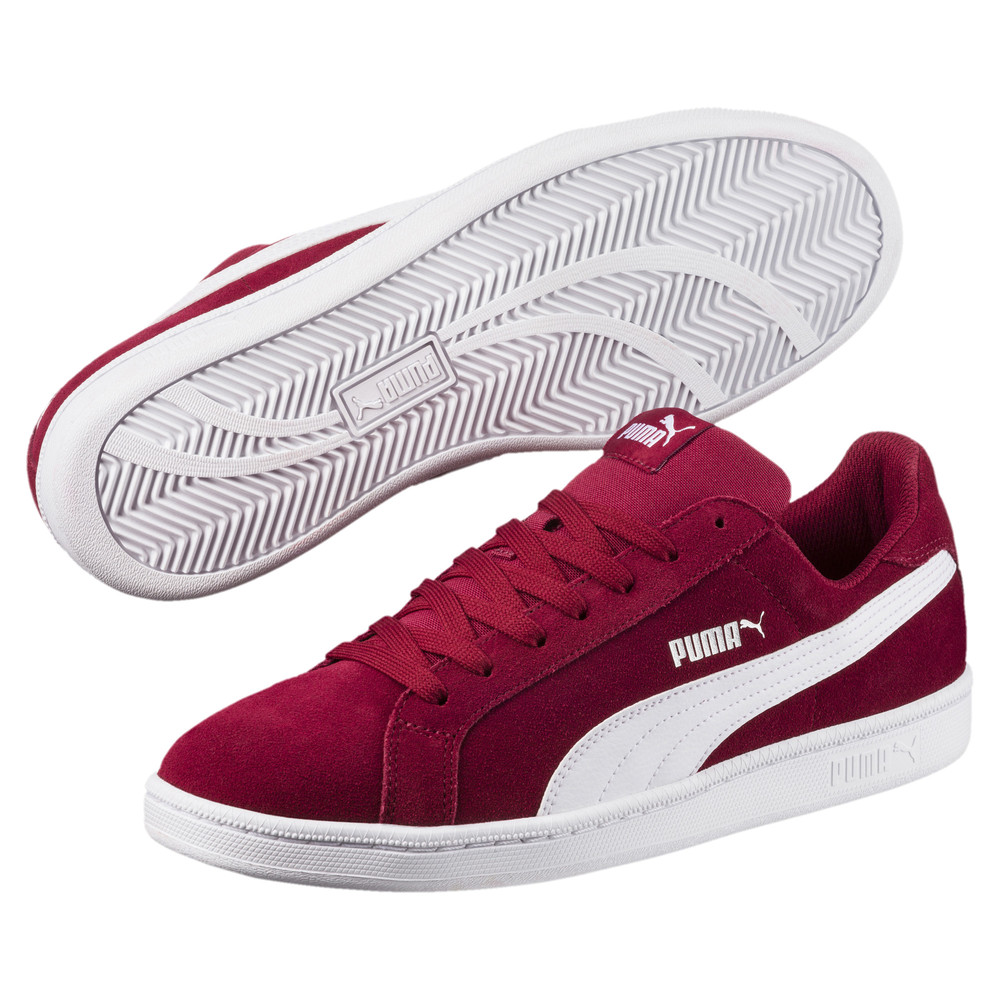 Tenisky Puma Smash Suede Damske Hnede Červené/Biele | SK728635