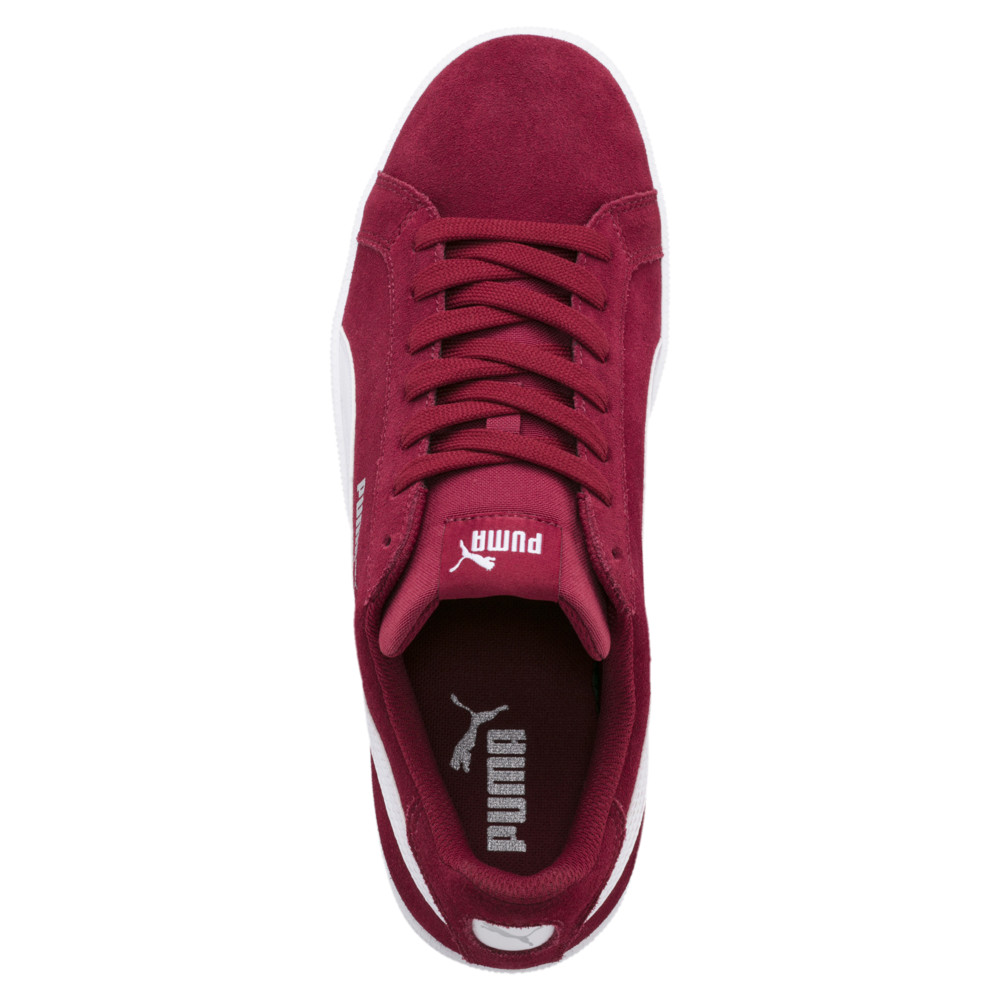 Tenisky Puma Smash Suede Damske Hnede Červené/Biele | SK728635