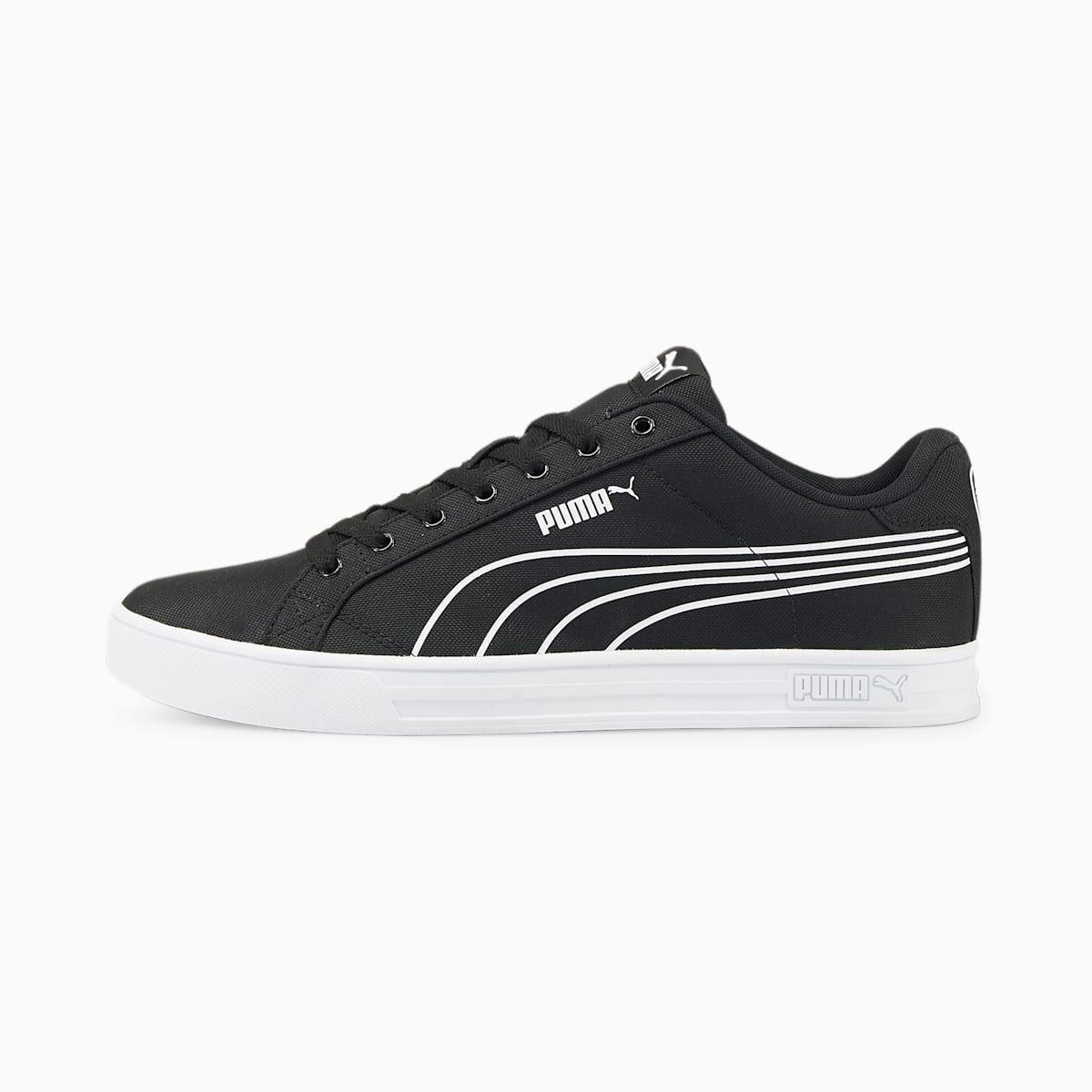 Tenisky Puma Smash Vulc v3 Lo CV Panske Čierne/Biele | SK506321