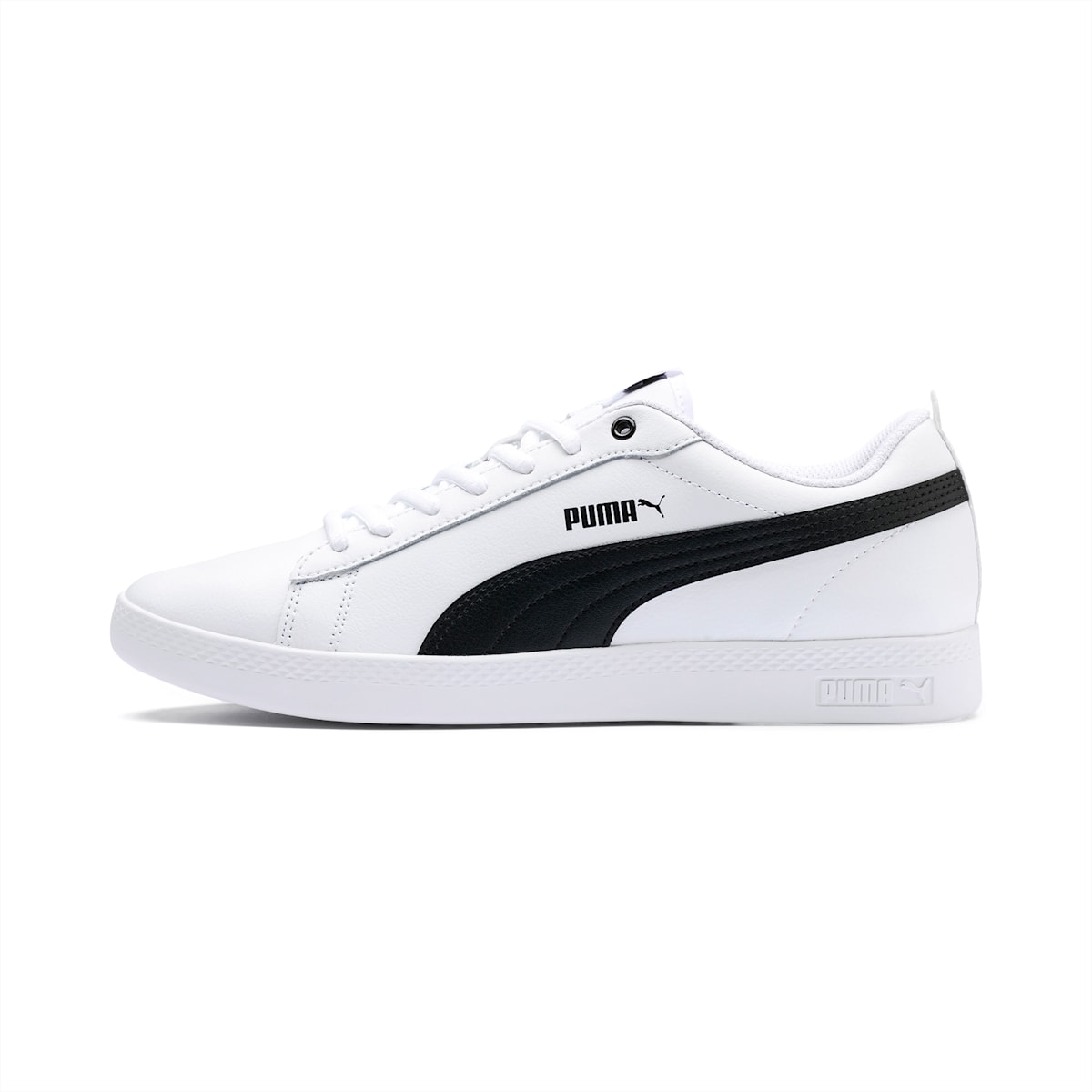 Tenisky Puma Smash v2 Leather Damske Biele/Čierne | SK074921