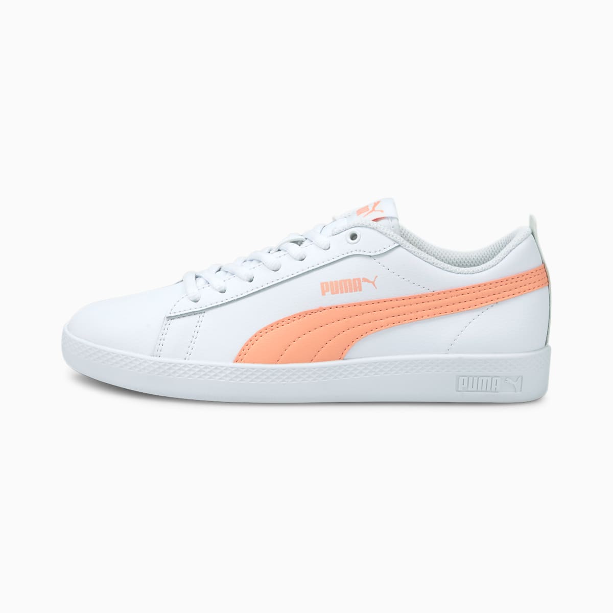 Tenisky Puma Smash v2 Leather Damske Biele/Marhule/Čierne | SK372109