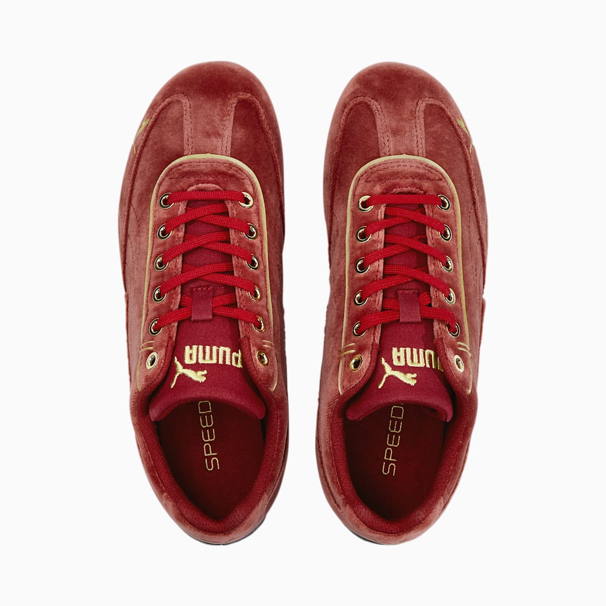 Tenisky Puma Speedcat Velvet Damske Červené/Zlate | SK875920