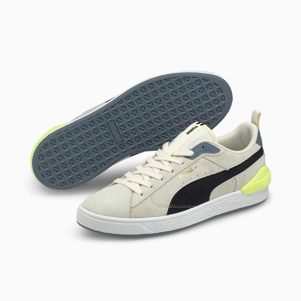 Tenisky Puma Suede Bloc Panske Biele/Čierne | SK241635