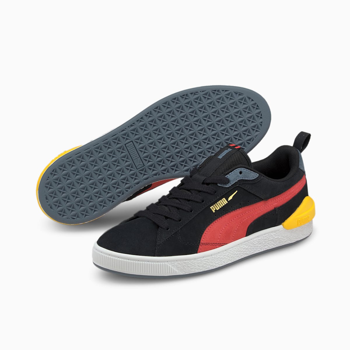 Tenisky Puma Suede Bloc Panske Čierne/Ruzove | SK238471