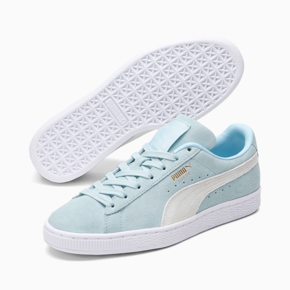 Tenisky Puma Suede Classic XXI Damske Modre/Biele/Zlate | SK576984