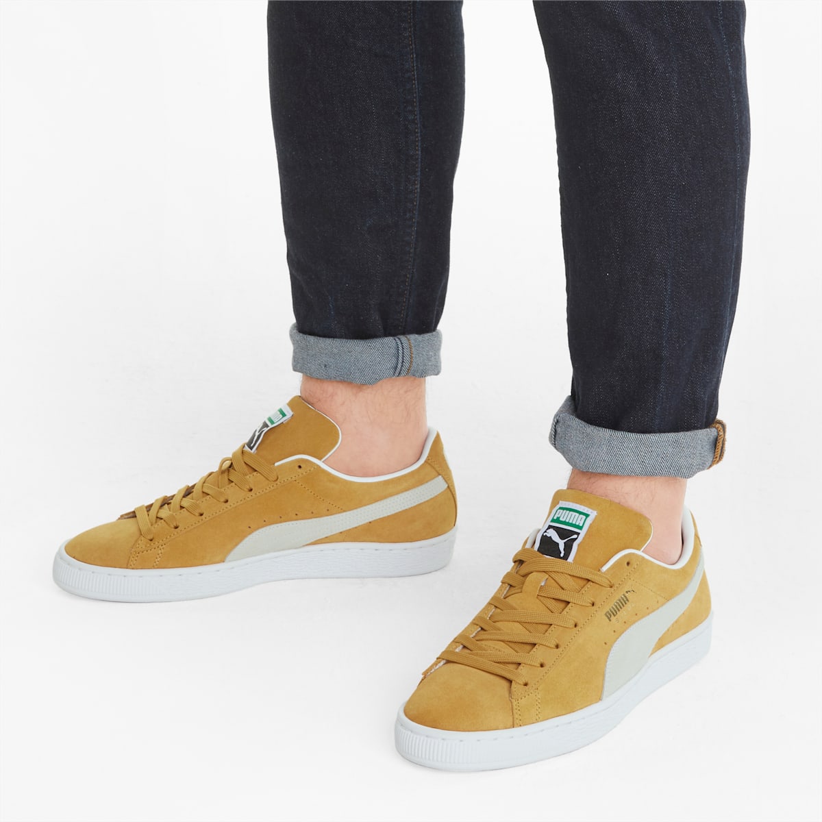 Tenisky Puma Suede Classic XXI Damske Oranžové Horčica Biela/Biele | SK842671