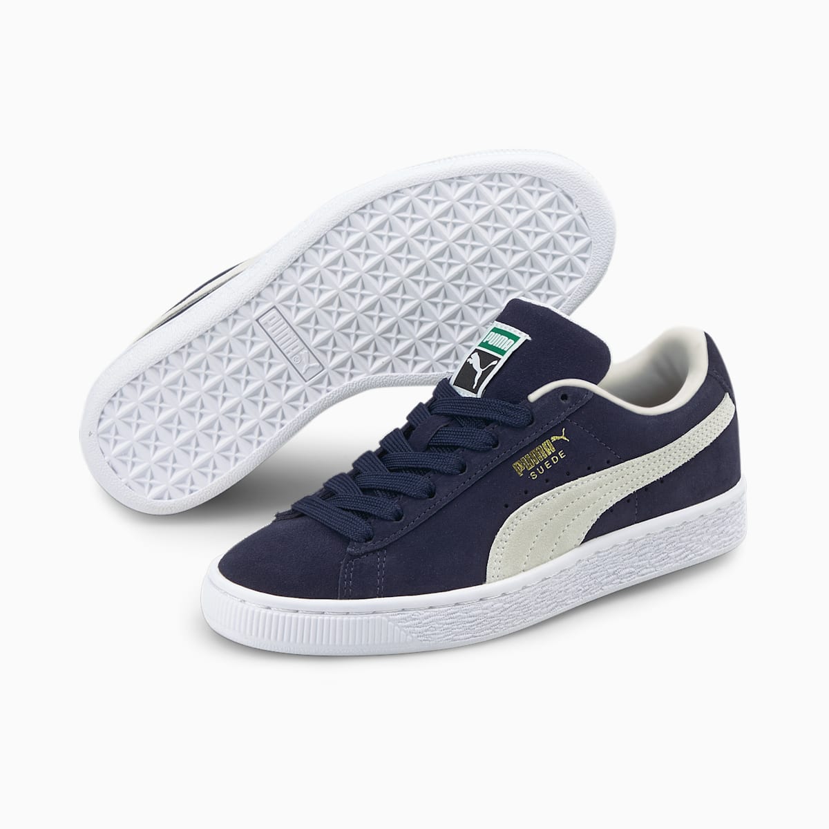 Tenisky Puma Suede Classic XXI JR Chlapcenske Námornícka Modrá/Biele | SK176295