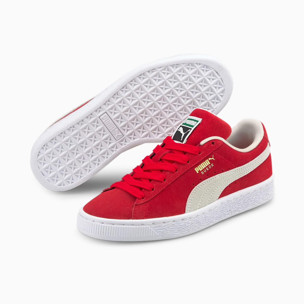 Tenisky Puma Suede Classic XXI JR Chlapcenske Červené/Biele | SK471269