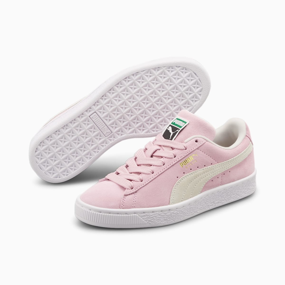 Tenisky Puma Suede Classic XXI JR Chlapcenske Ruzove/Biele | SK687125