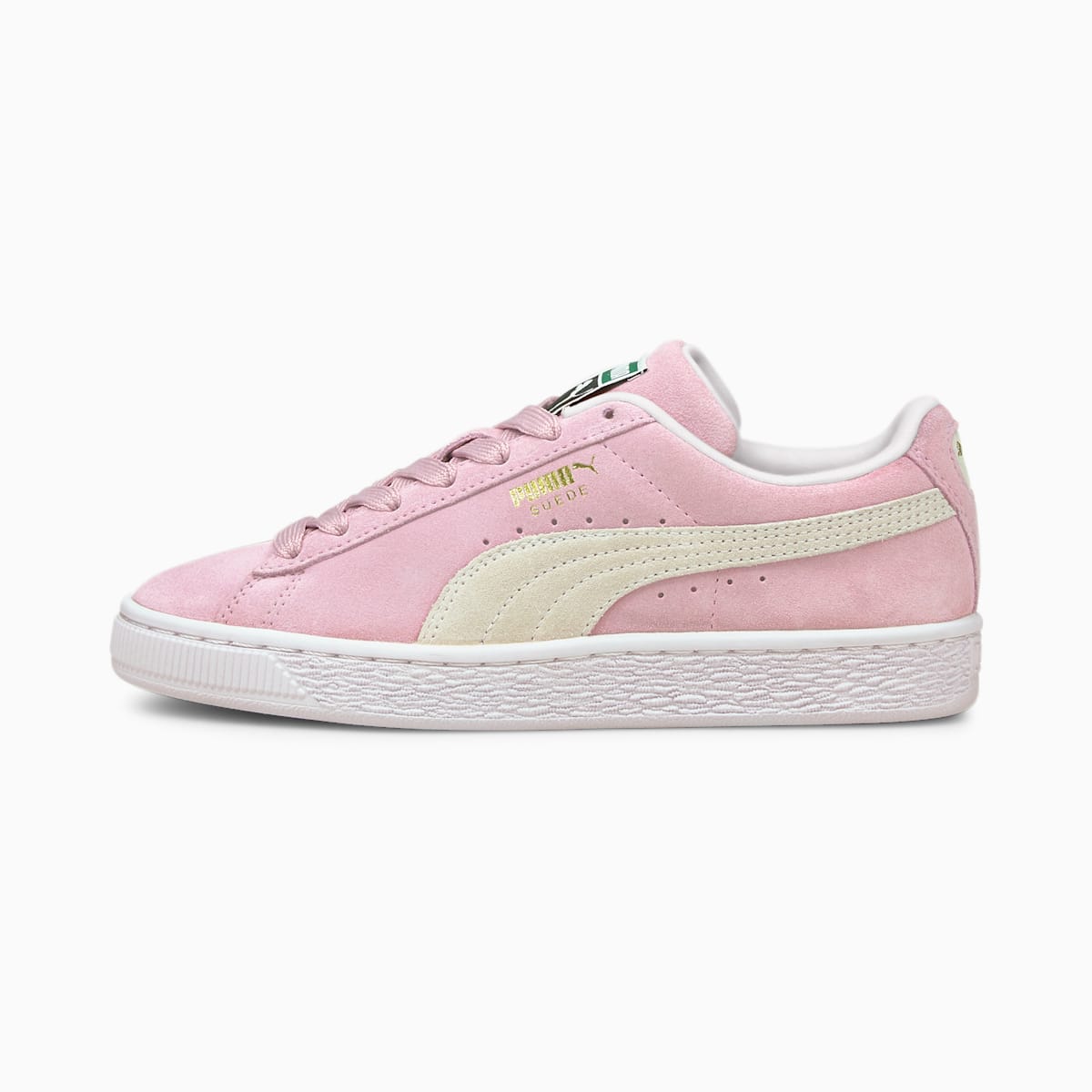 Tenisky Puma Suede Classic XXI JR Chlapcenske Ruzove/Biele | SK687125