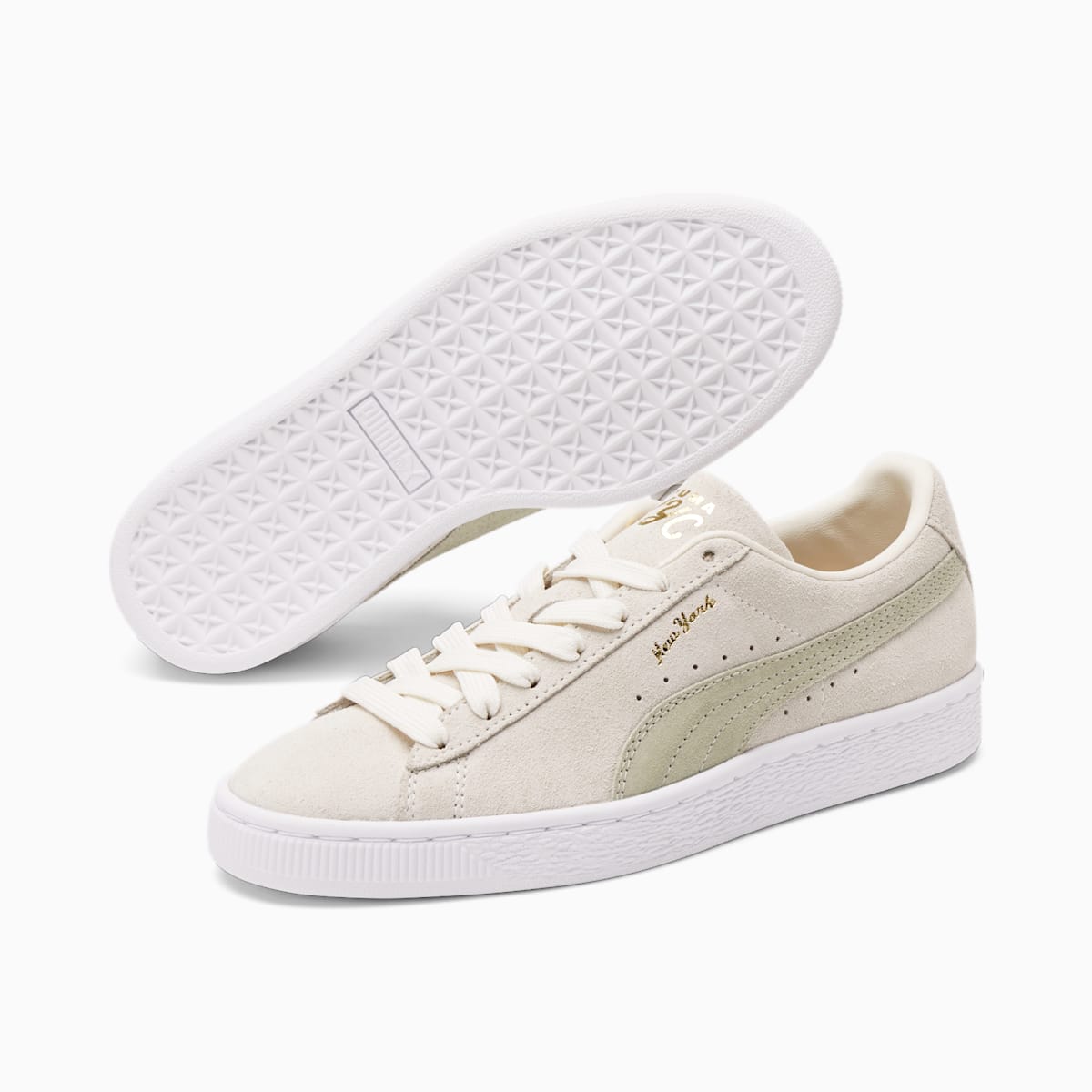 Tenisky Puma Suede Classic XXI NYC Damske Béžové/Zlate | SK954068