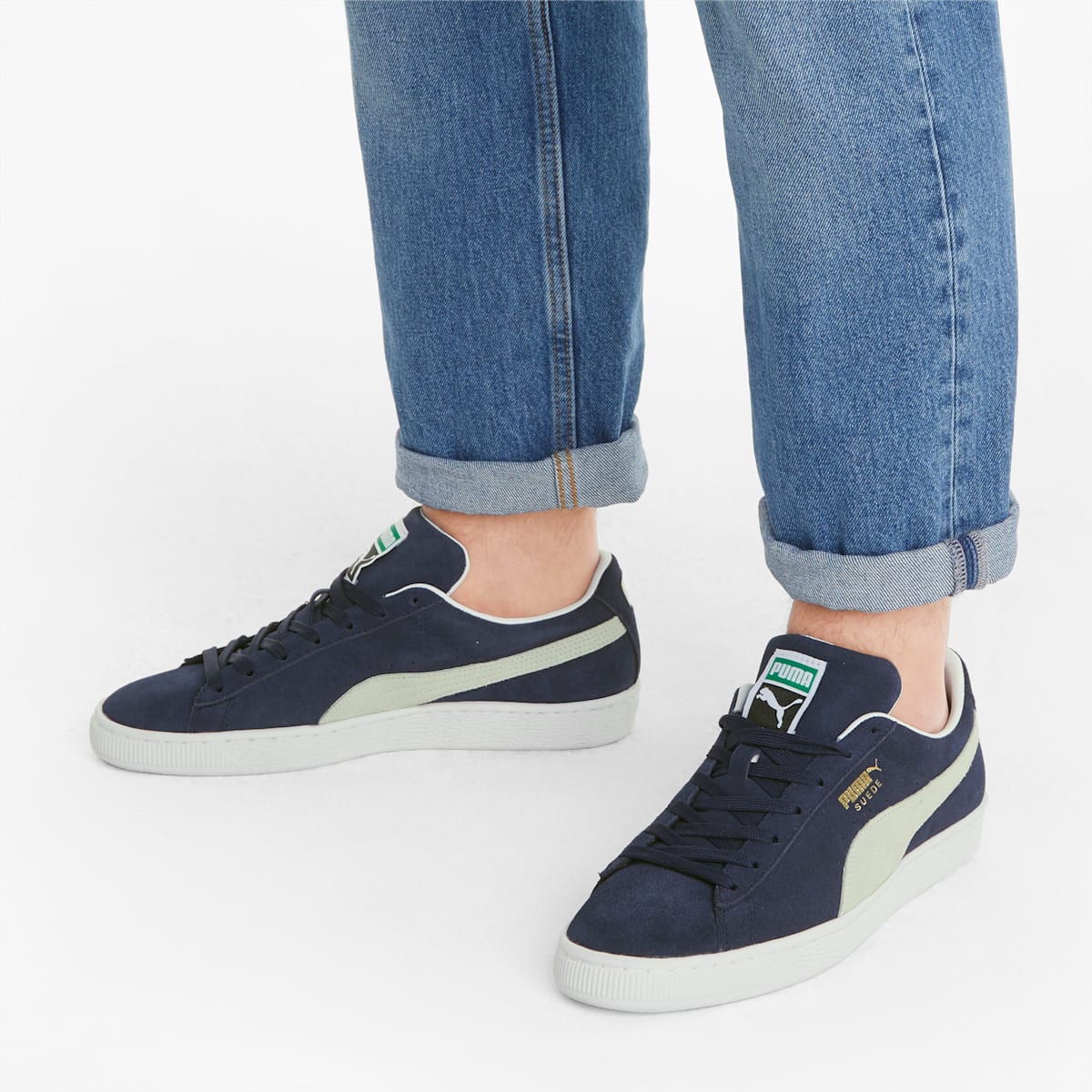 Tenisky Puma Suede Classic XXI Panske Námornícka Modrá/Biele | SK359278