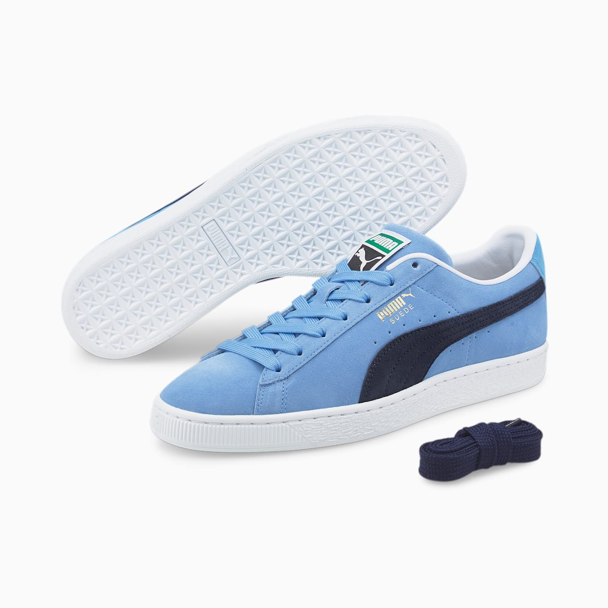 Tenisky Puma Suede Classic XXI Panske Svetlo Modre/Námornícka Modrá/Biele | SK075382