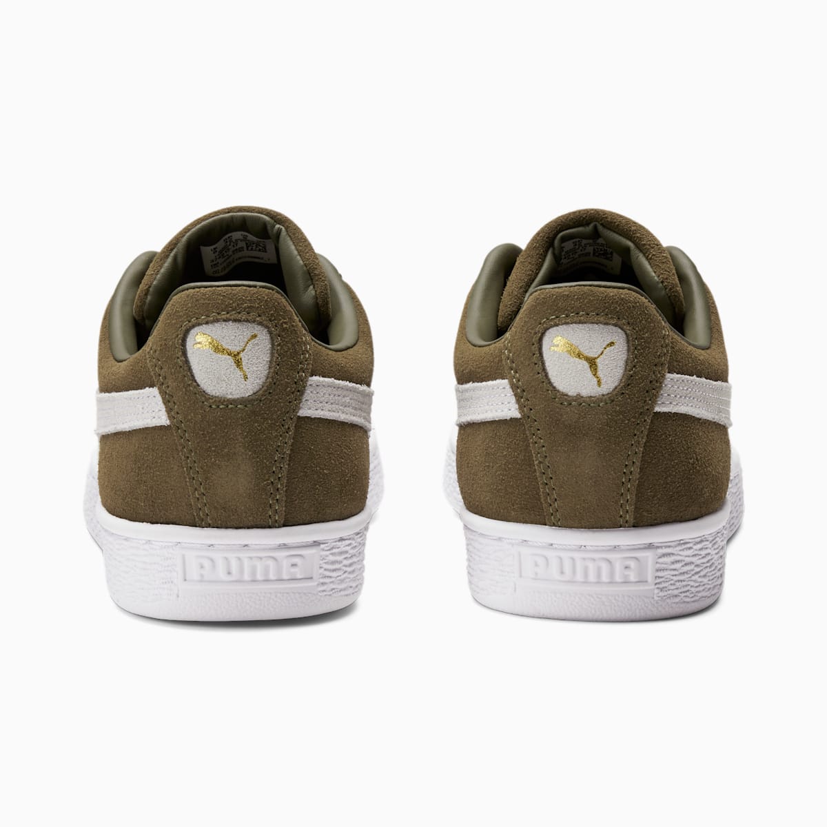 Tenisky Puma Suede Classic XXI Panske Tmavo Olivovo Zelená/Biele/Zlate | SK860912