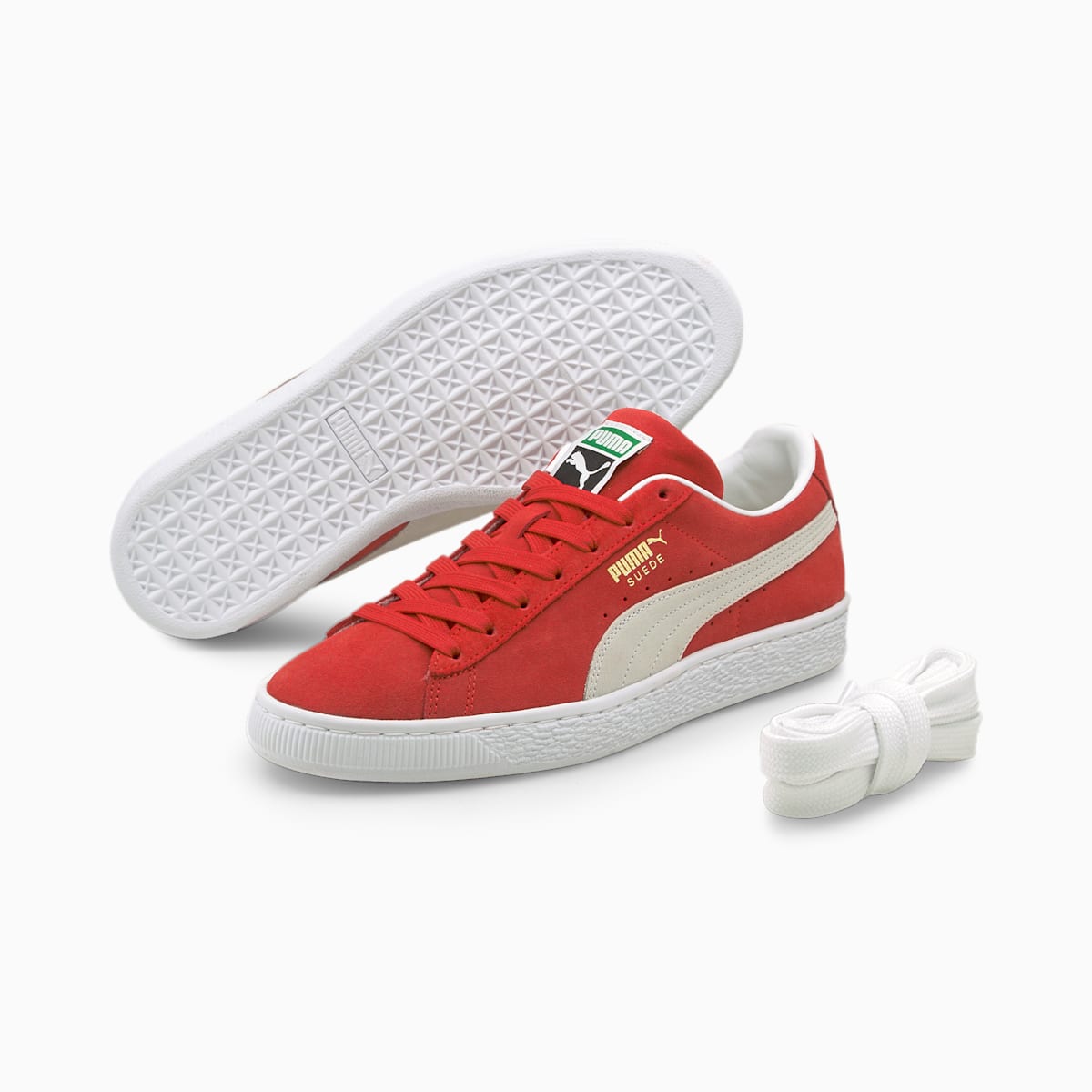 Tenisky Puma Suede Classic XXI Panske Červené/Biele | SK129356