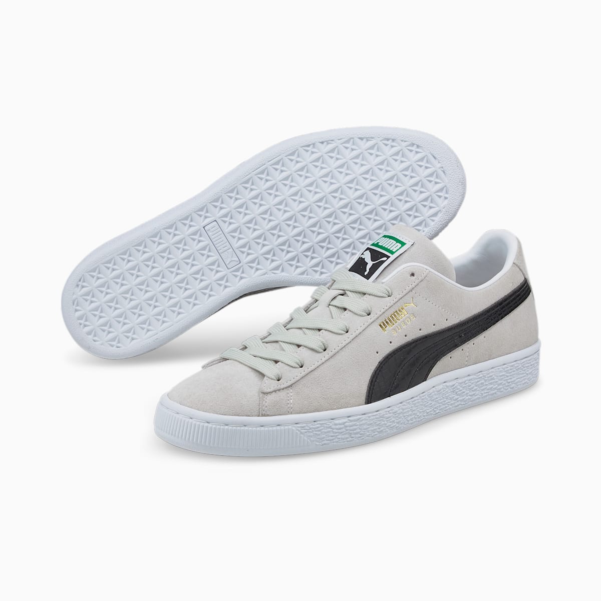 Tenisky Puma Suede Croc Panske Biele/Čierne | SK924758