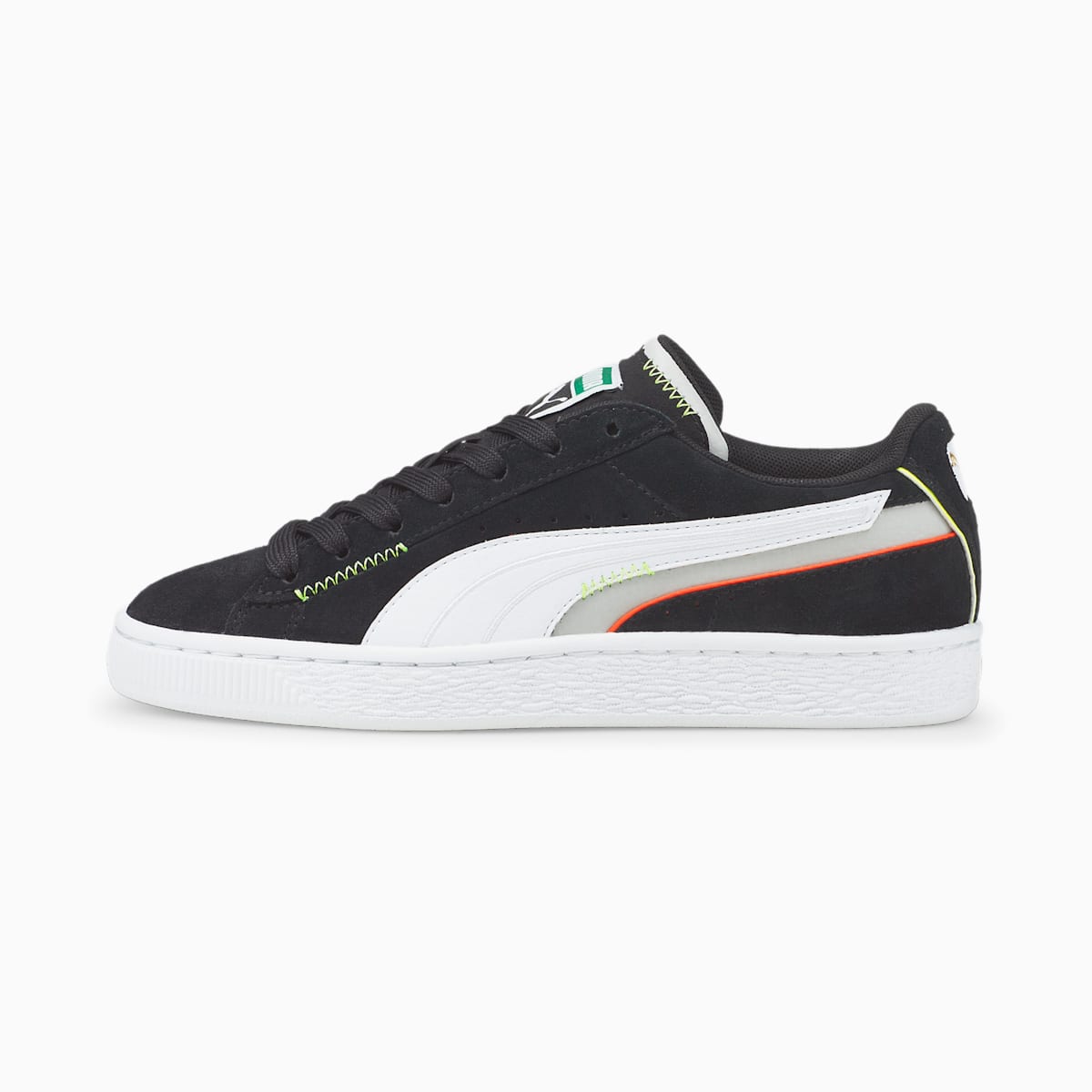 Tenisky Puma Suede Displaced JR Chlapcenske Čierne/Biele | SK863950