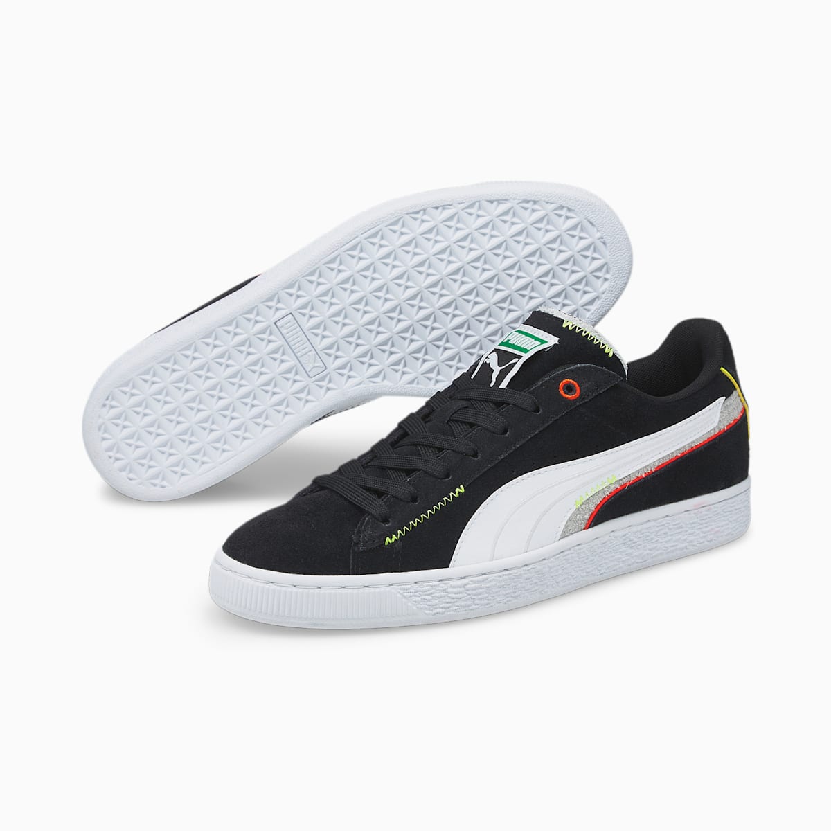 Tenisky Puma Suede Displaced Panske Čierne/Biele | SK602537