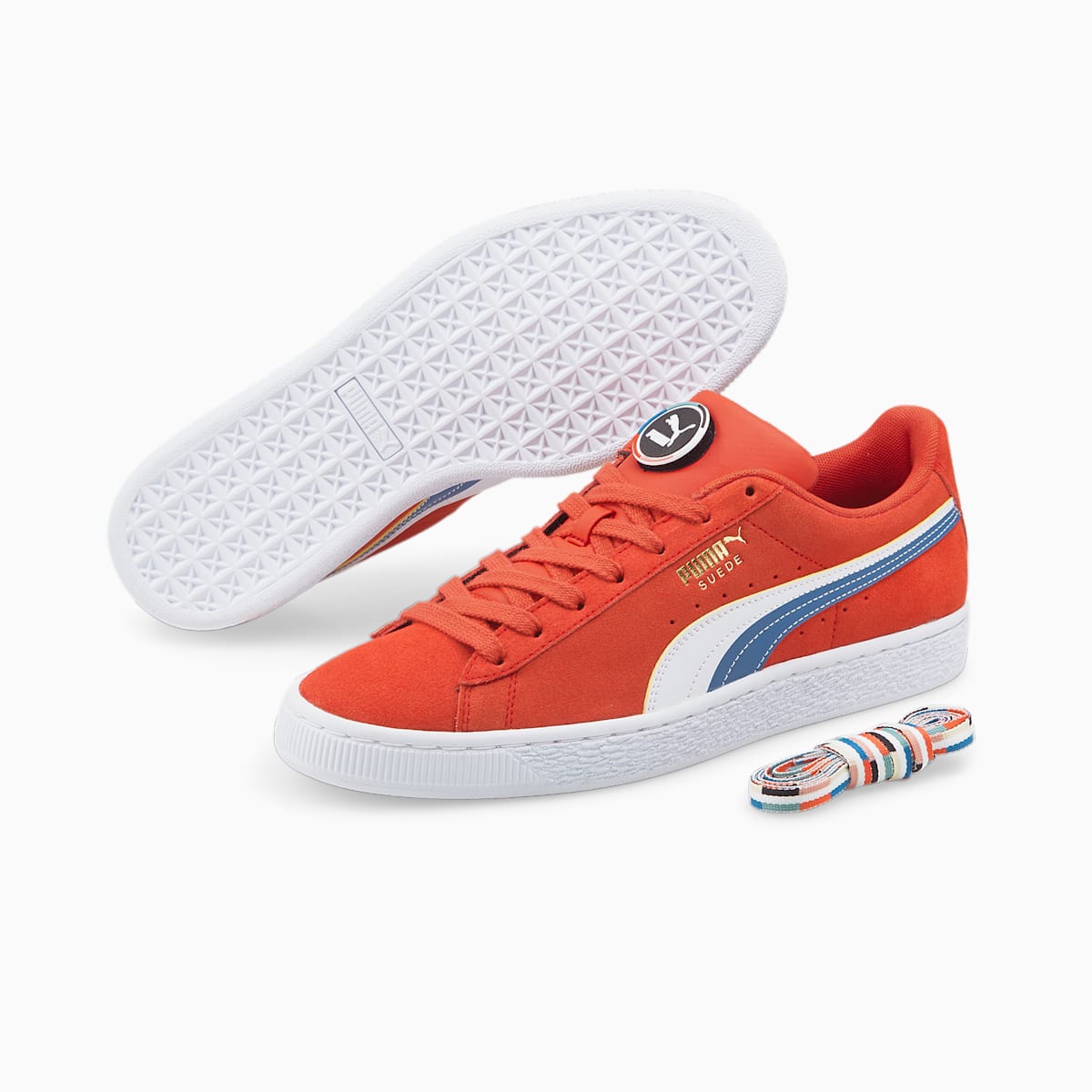 Tenisky Puma Suede Go For Panske Oranžové/Biele/Modre | SK978415