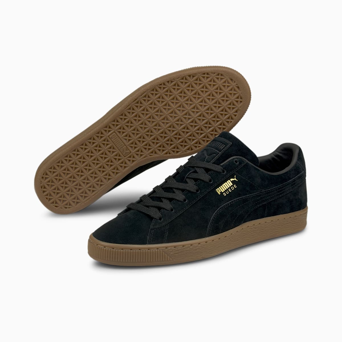 Tenisky Puma Suede Gum Damske Čierne | SK394285