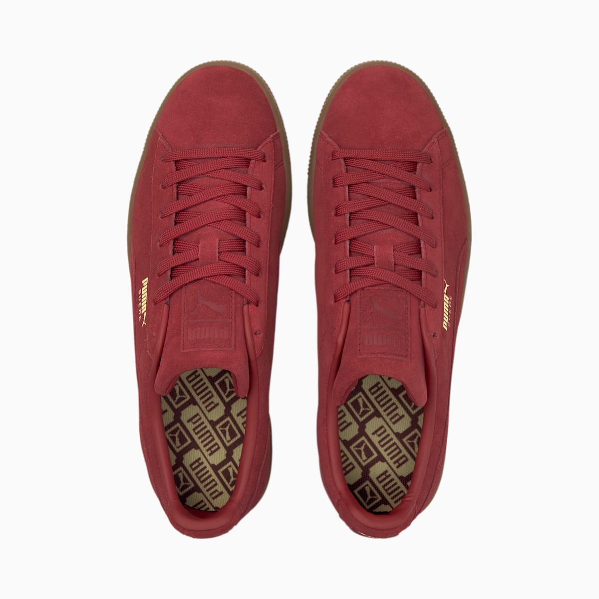 Tenisky Puma Suede Gum Panske Červené | SK239846